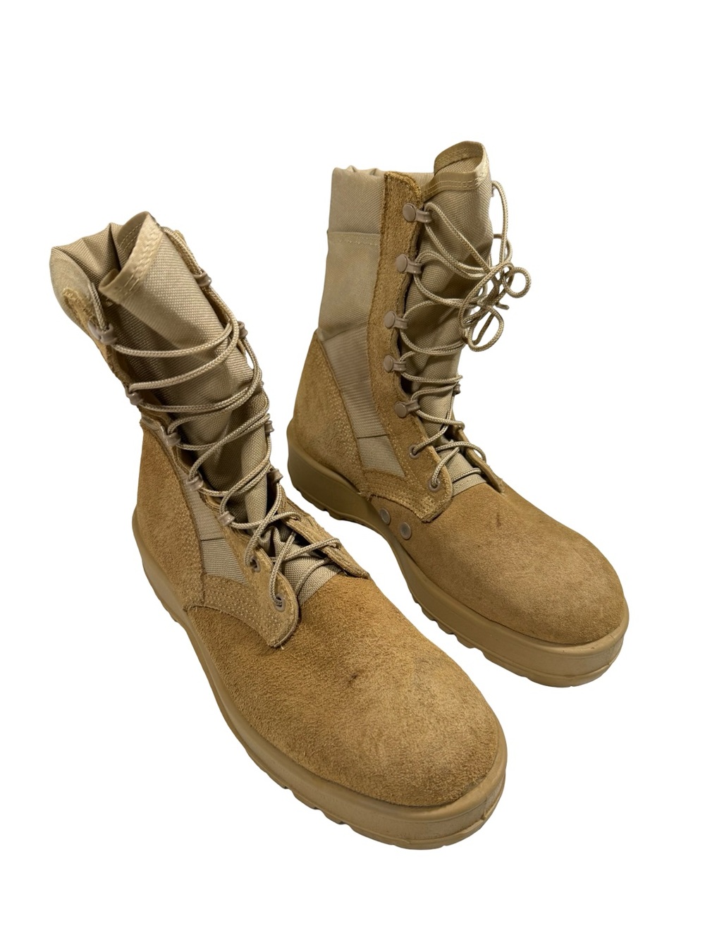 Altama Tan Desert Combat Military Tactical Boots Vibram Mens 10 Army Duty Boot
